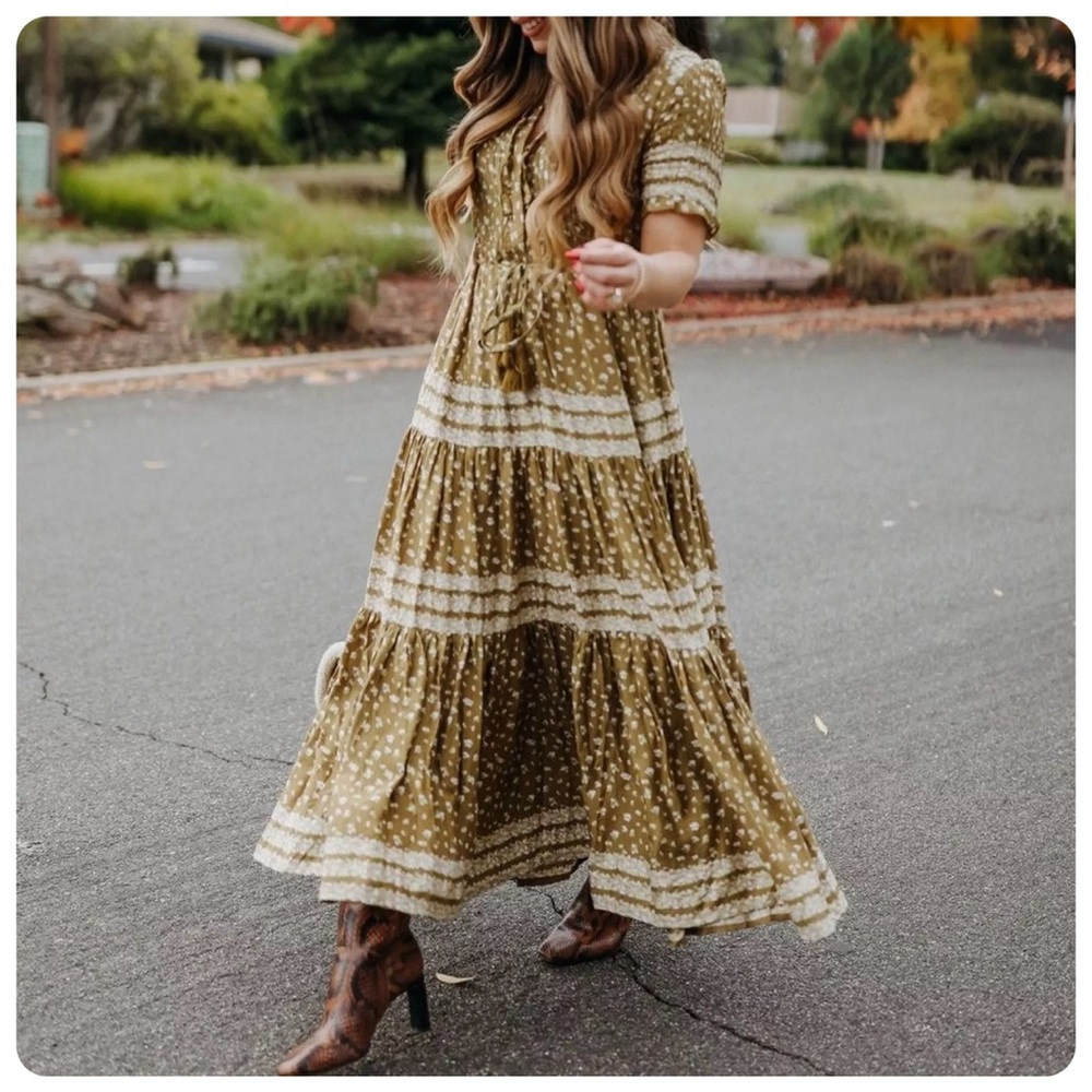 Free People Rare Feelings Maxi Dress, size XS